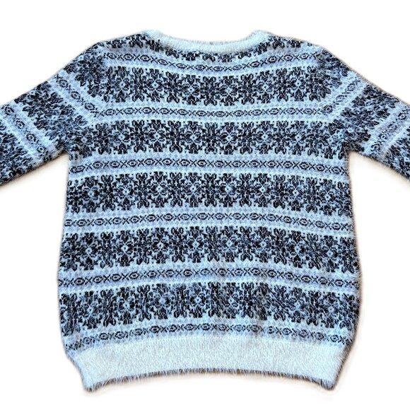 Jessica Simpson Nordic Pattern “Furry” Sweater (NEW) - Picture 6 of 10